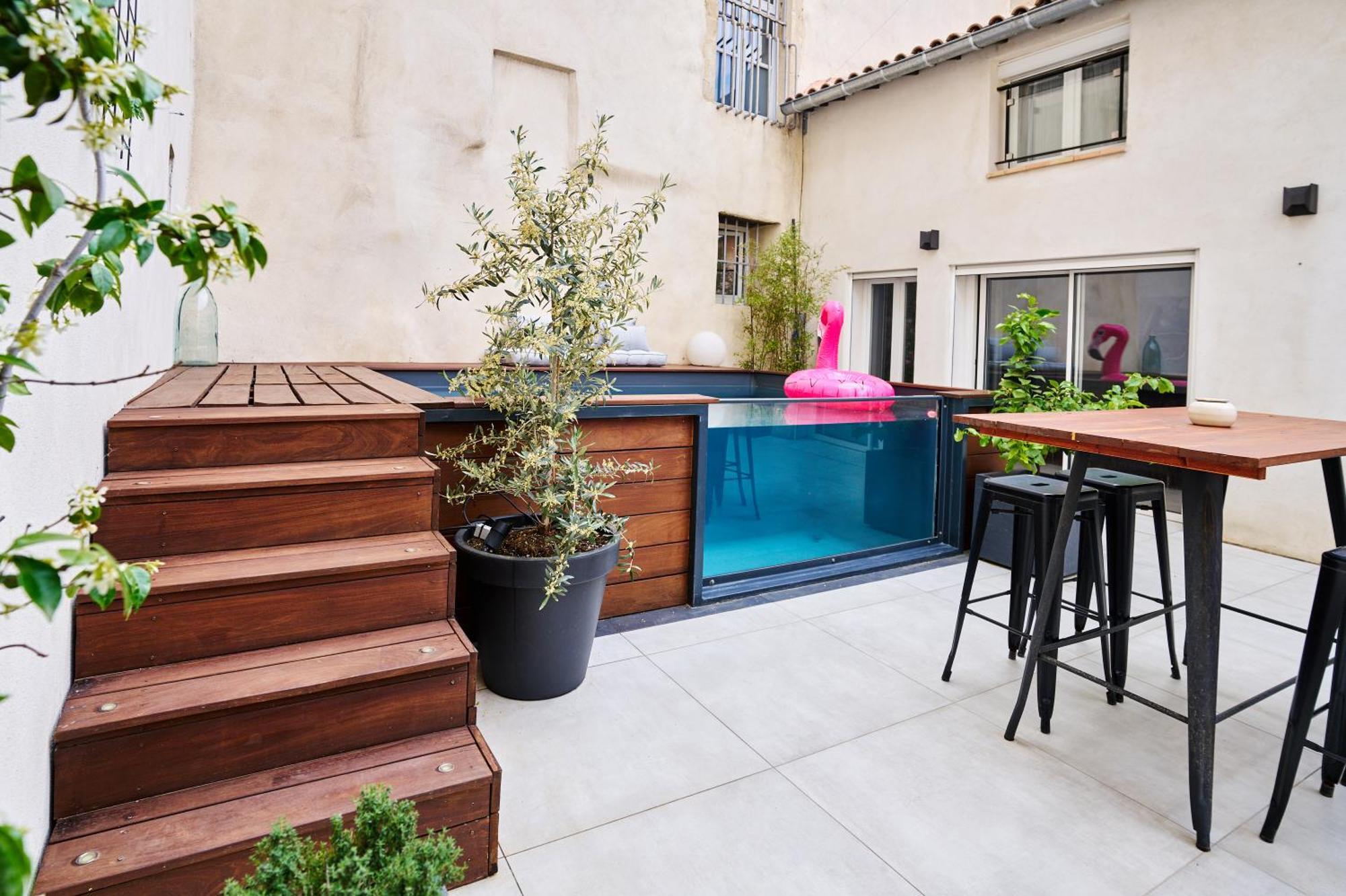 Maison De Ville Moderne Climatisee Avec Piscine Morieres-les-Avignon Eksteriør bilde